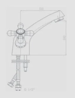 Смеситель для раковины Mofem Treff 140-0175-02 хром