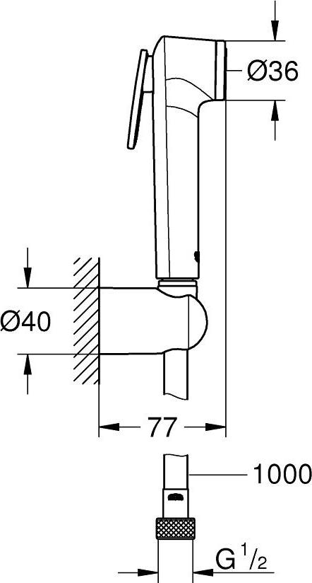 Душевой гарнитур Grohe Tempesta-F Trigger Spray 26355IL0