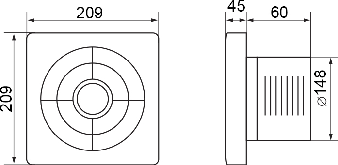 Вытяжной вентилятор Electrolux Slim EAFS-150