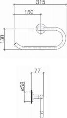 Полотенцедержатель Villeroy & Boch (Dornbracht) LaFleur 83.200.955.00