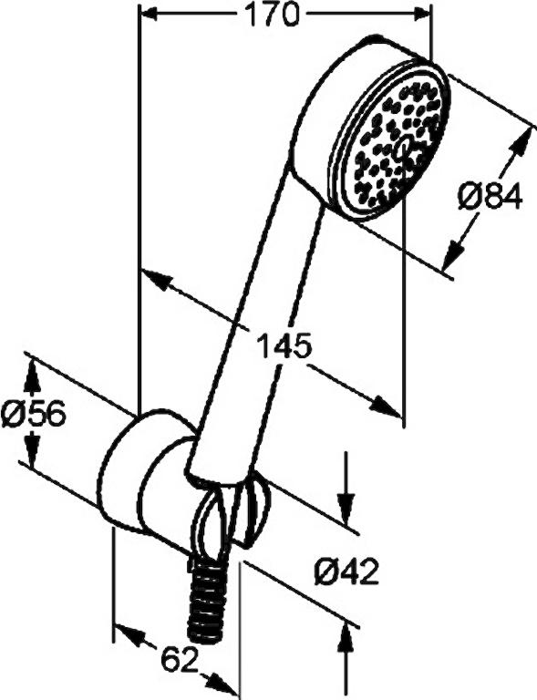 Душевой гарнитур Kludi Zenta 6065091-00