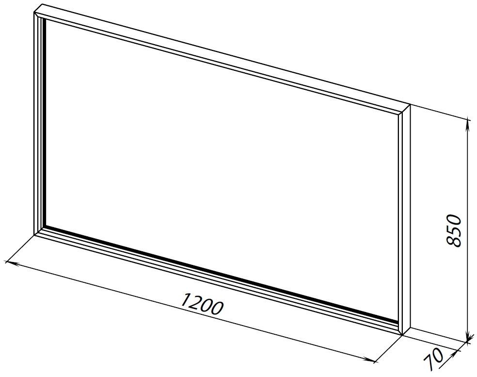 Зеркало Allen Brau Liberty 120 1.330017.BB черный