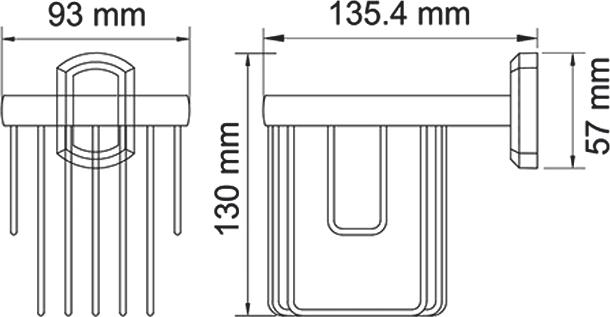 Держатель освежителя Wasserkraft Oder 3045