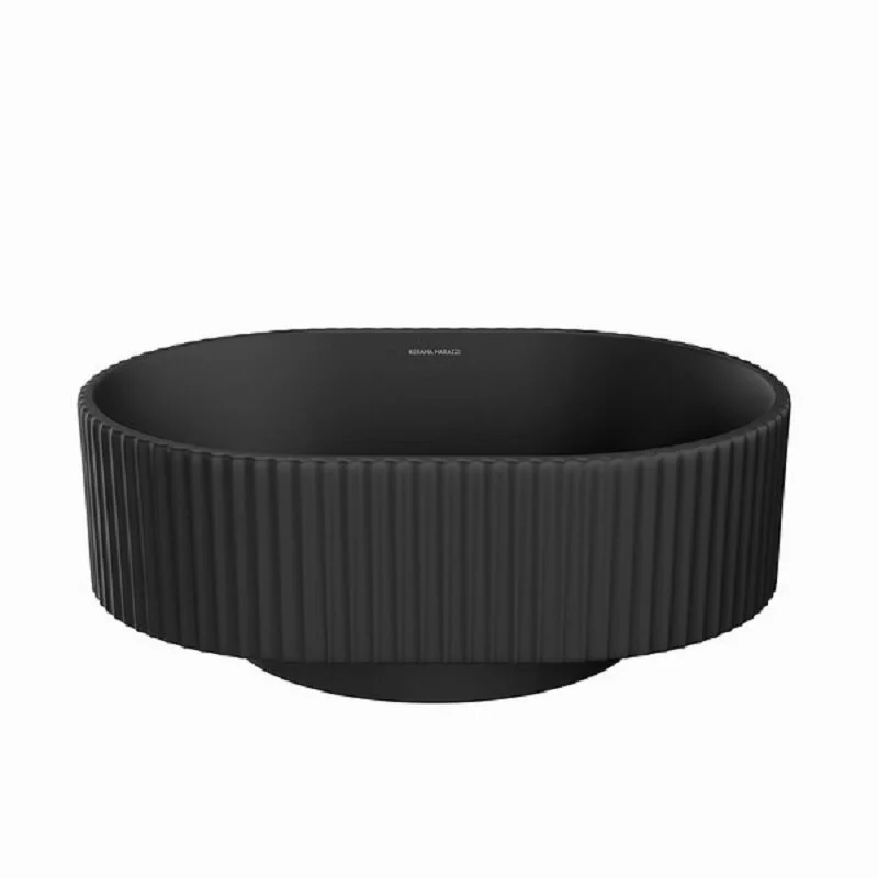 Раковина накладная Kerama Marazzi Artbasin VE.wb.50.BLK.M черный