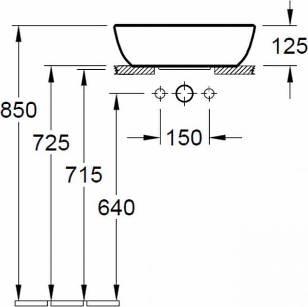 Раковина Villeroy & Boch Artis 41794301 белый альпин