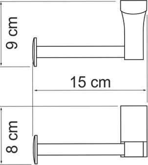 Держатель туалетной бумаги Wasserkraft Leine 5096