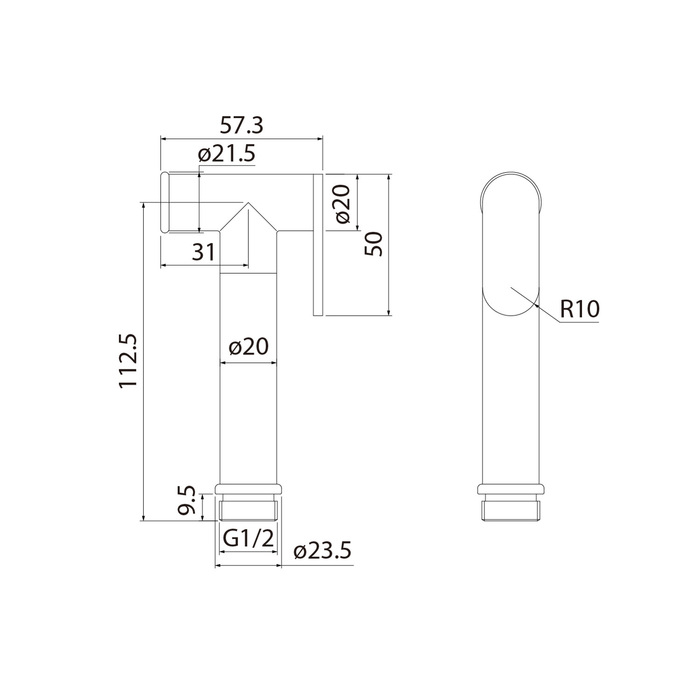 Душ гигиенический Iddis Optima Home 020GB0Gi20 графит