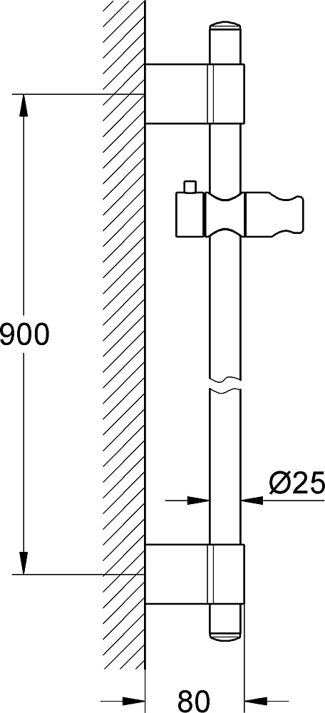 Душевая штанга Grohe Power&Soul 27785000