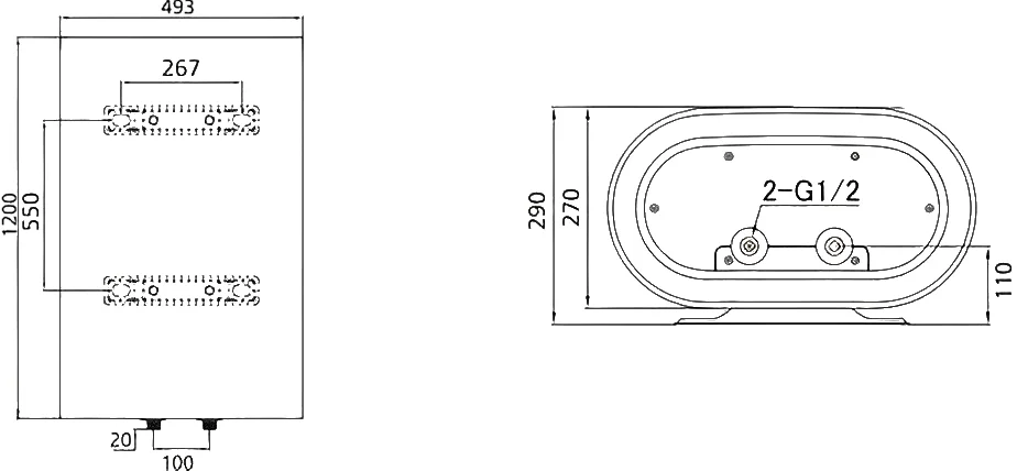 Водонагреватель накопительный Philips UltraHeat AWH1623/51(100YC)