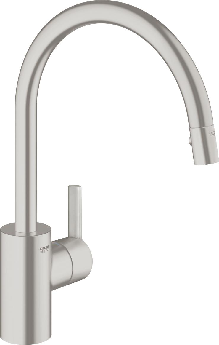 Смеситель для кухонной мойки Grohe Feel 31486DC0 суперсталь