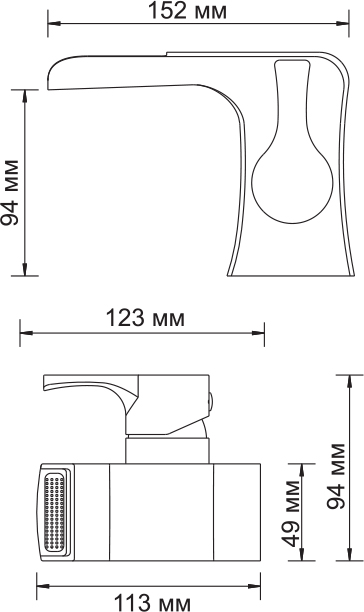 Смеситель Wasserkraft Berkel 4869 для раковины