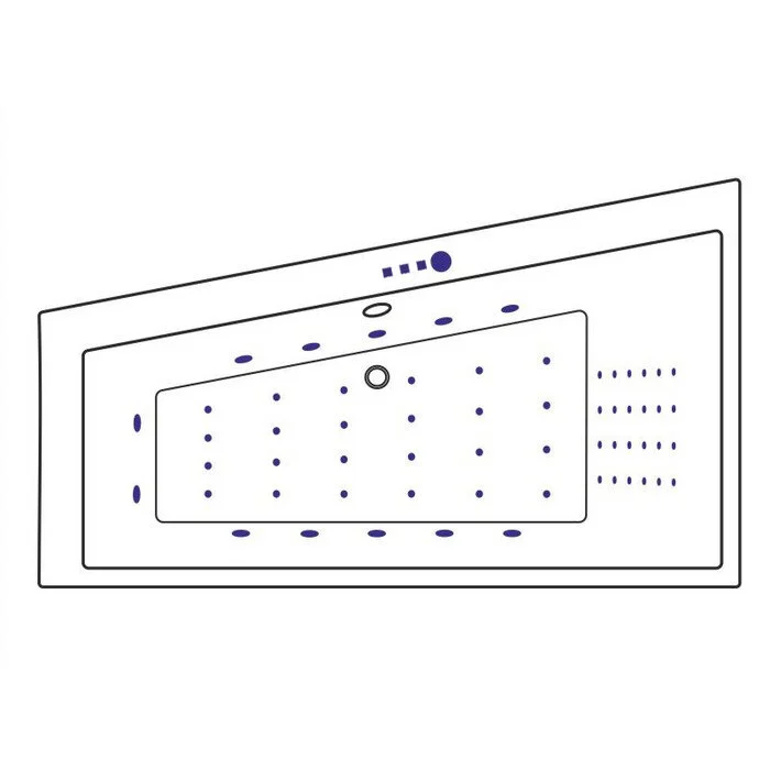 Акриловая ванна Excellent Sfera WAEX.SFL17S.NANO.CR хром, белый