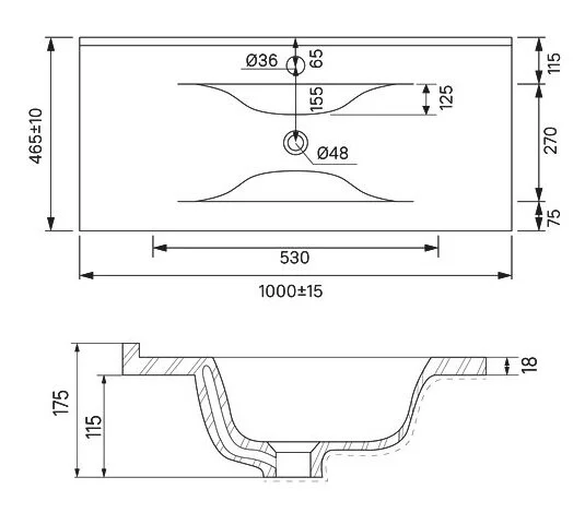 Раковина Iddis Cloud 0131000i28 белый