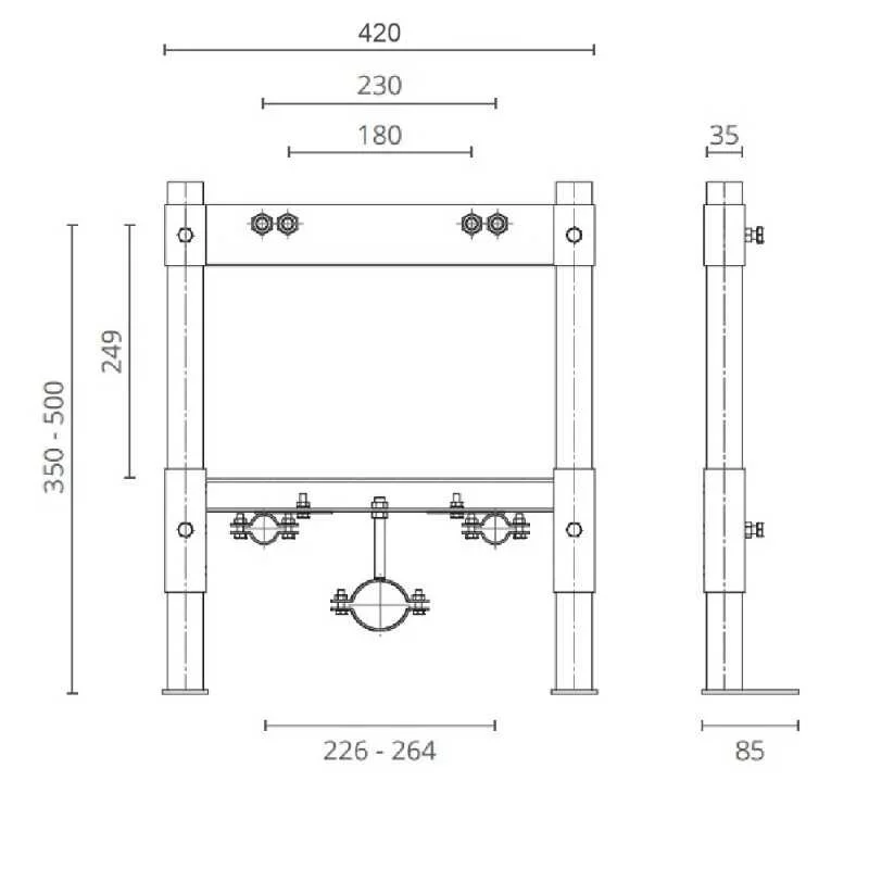 Инсталляция для биде Ctesi Solid, BK0204010