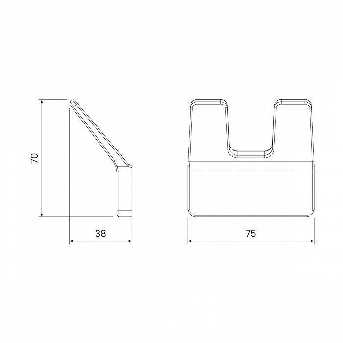 Крючок Iddis Slide SLIBS20i41 черный