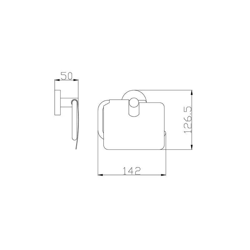 Держатель туалетной бумаги Rav-Slezak Colorado COA0400ZRL розовый