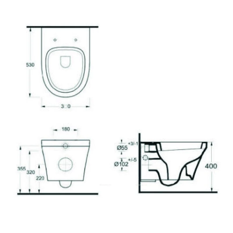 Инсталляция Geberit Duofix с унитазом BeWash Metison, сиденье микролифт клавиша Sigma 01 белая, комплект креплений Geberit Duofix, GEB30011783436