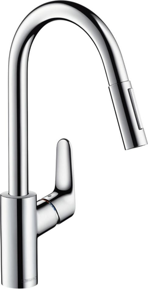 Глянцевый смеситель для кухни Hansgrohe Focus 31815000