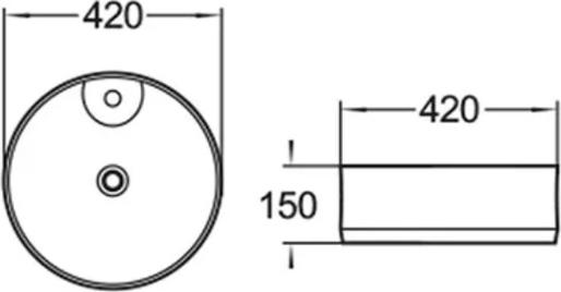 Раковина Comforty 42 78200 00004143747, белый