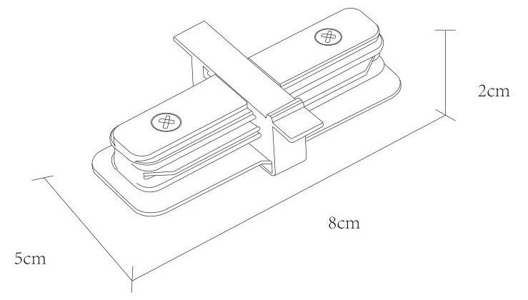 Коннектор прямой Arte Lamp Track Accessories A130133