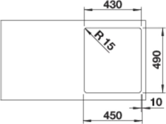 Кухонная мойка Blanco Supra 400-IF/A 523357