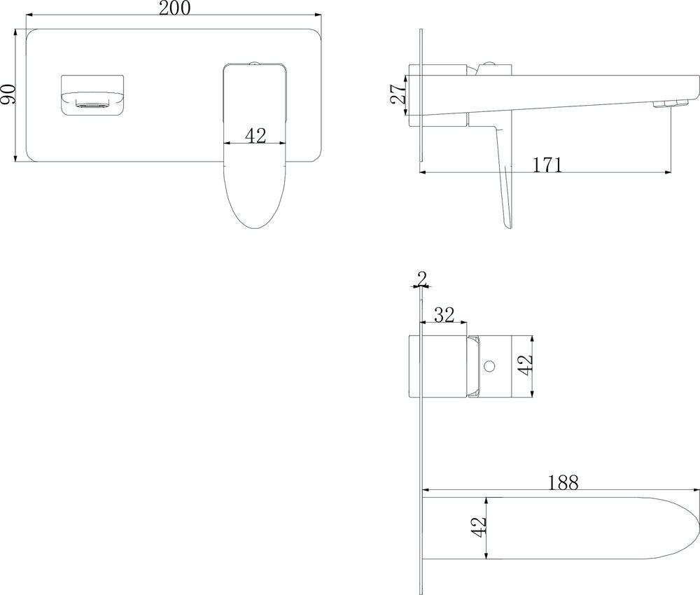 Смеситель для раковины Omnires Siena SN7315CR, хром