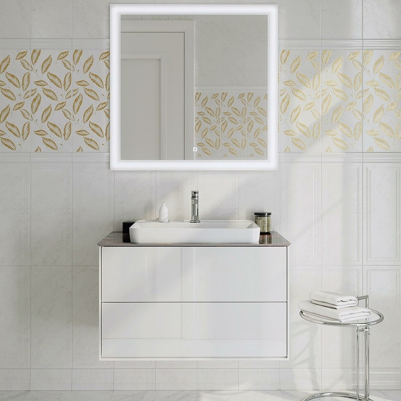 Тумба под раковину 80 см Kerama Marazzi Plaza Modern PLB.M.80.2\WHT, белый