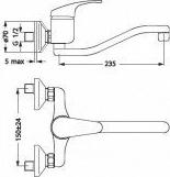 Смеситель для кухонной мойки Ideal Standard Тарнер B2666AA, хром