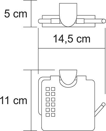 Держатель туалетной бумаги WasserKRAFT Kammel K-8325, хром