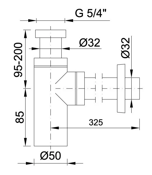 Сифон для раковины Styron STY-533-FK хром