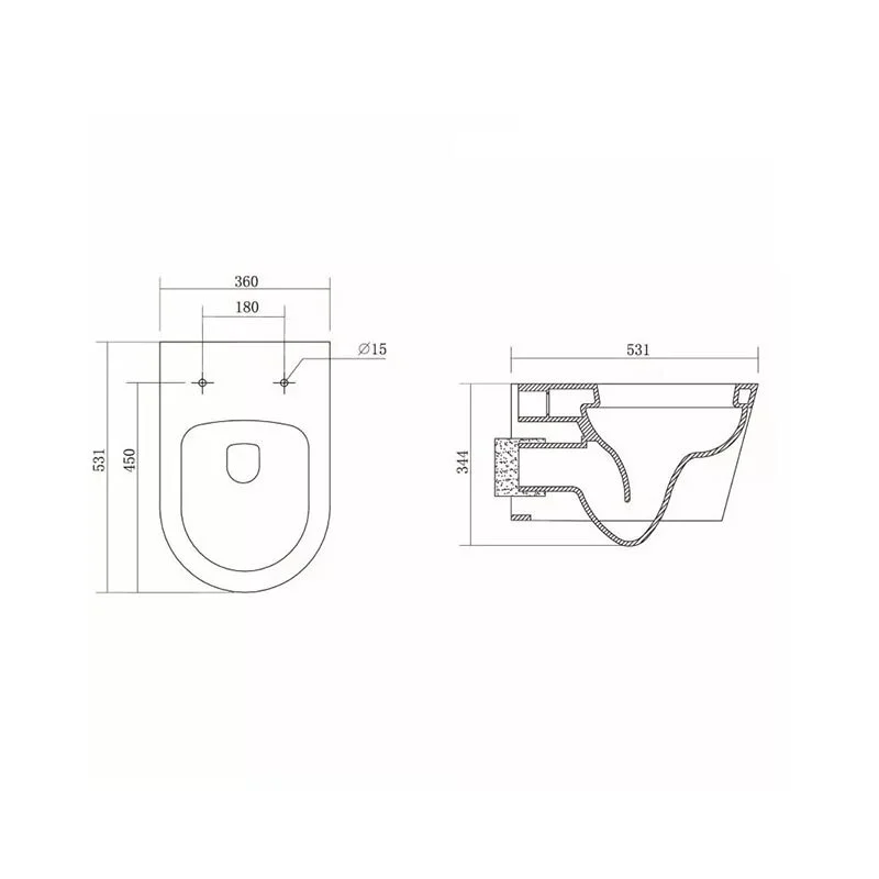 Инсталляция Ideal Standard Prosys Eco Frame M с безободковым унитазом Aquatek Оберон E233267/AQ1363W-00, AQ1363W-00, белый, сиденье Soft Close