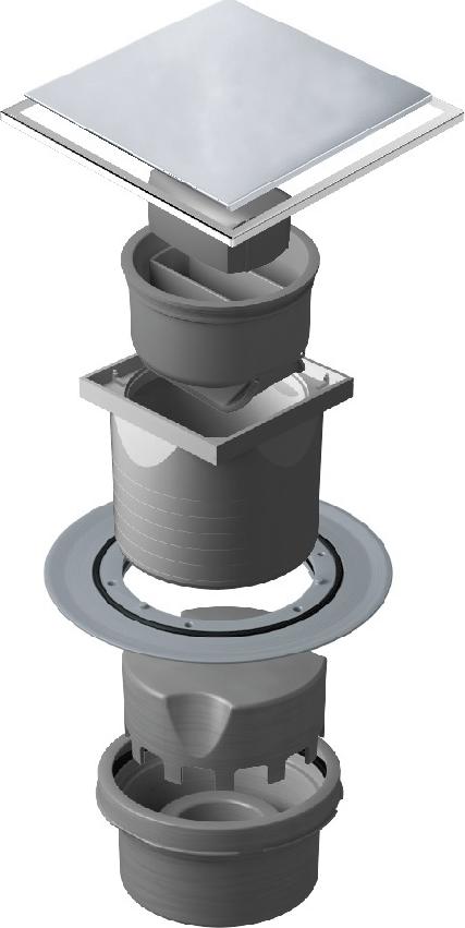 Душевой трап Pestan Confluo Standard Plate Vertical 13702567, хром