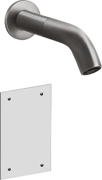 Электронный смеситель для раковины Gessi 316 Trame 54315#239, steel brushed