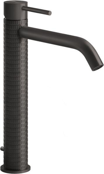 Смеситель для раковины Gessi 316 Meccanica 54203#707, brushed black metal PVD