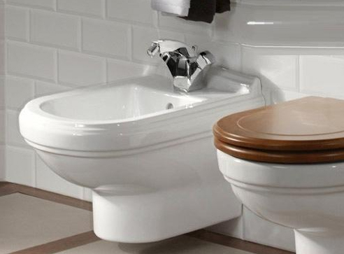 Подвесное биде Villeroy & Boch Hommage 7441 B0R2 star white