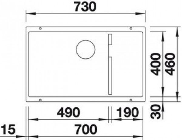 Кухонная мойка Blanco Subline 700-U Level 523543 жасмин