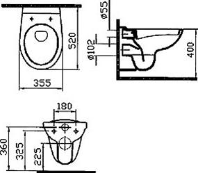 Комплект VitrA Normus 9773B003-7202 кнопка хром