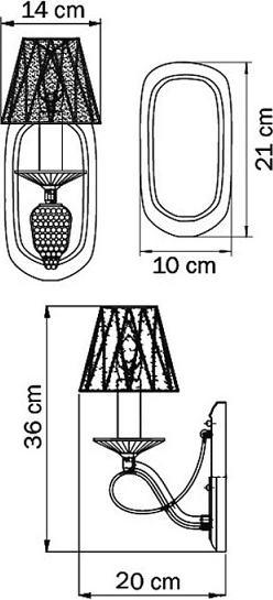 Бра Lightstar Riccio 705614