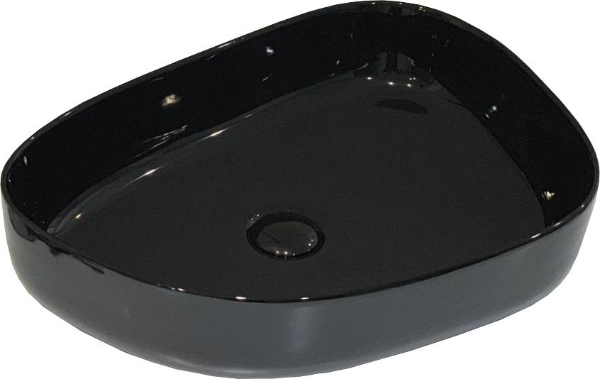 Раковина накладная 55 см Belbagno BB1435-NERO