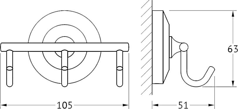 Крючок FBS Standard STA 003