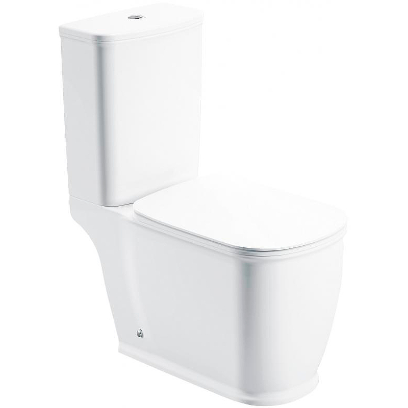 Напольный безободковый унитаз BelBagno Prado BB10150CP/BB10150SC