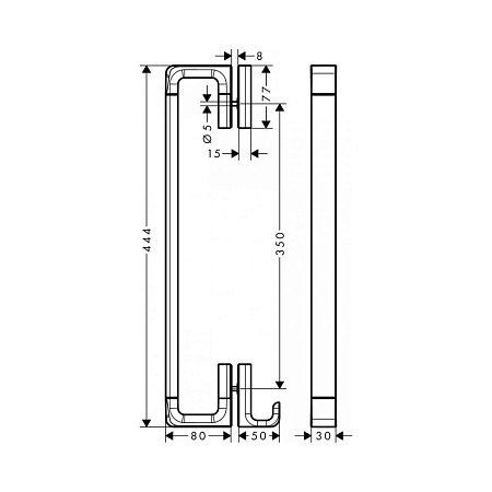 Полотенцедержатель Axor Universal 42837000 хром