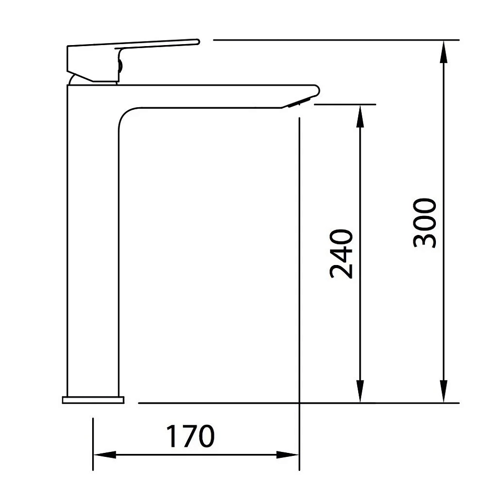 Смеситель для раковины Clever Agora 60103 хром