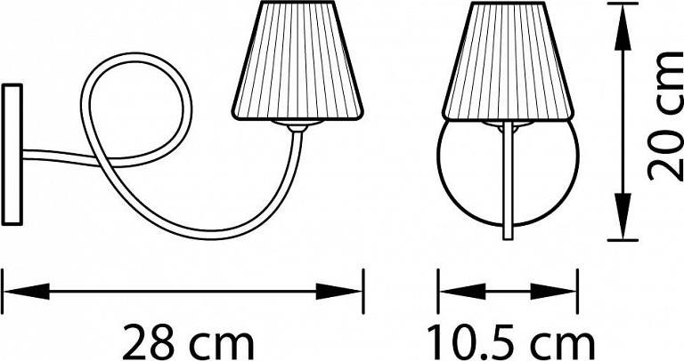 Бра Lightstar Vortico 814613