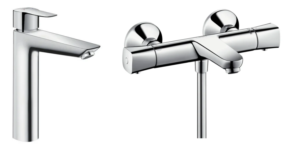 Смеситель для ванны с душем Hansgrohe Logis 71090000/13123000 хром