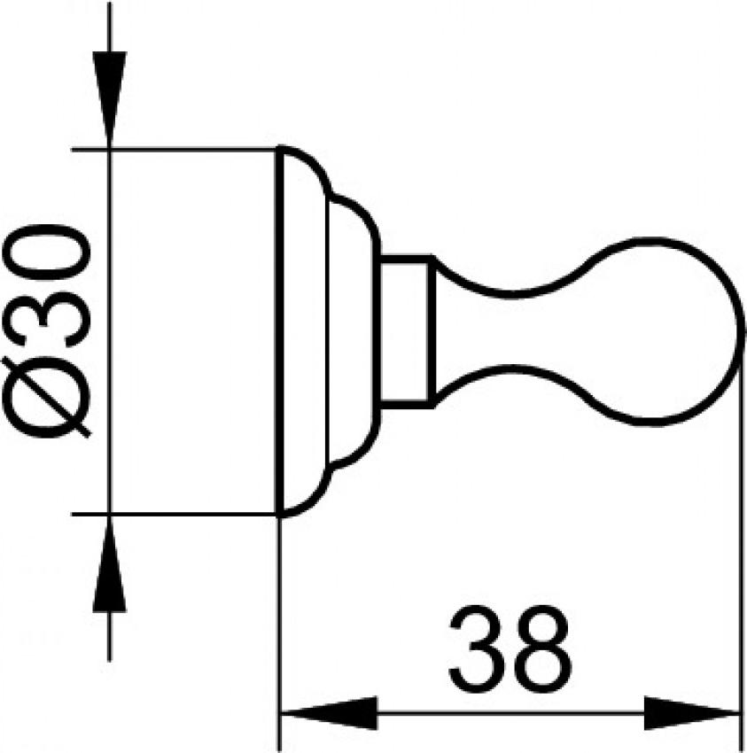 Крючок Keuco Astor 02114010000