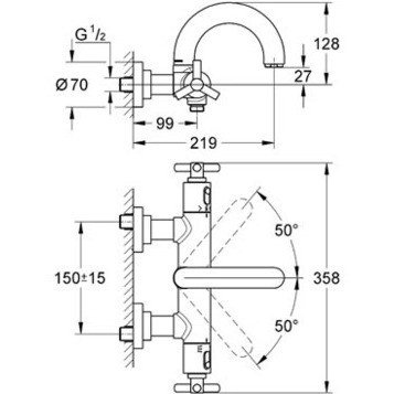 Термостат Grohe Atrio 34061000