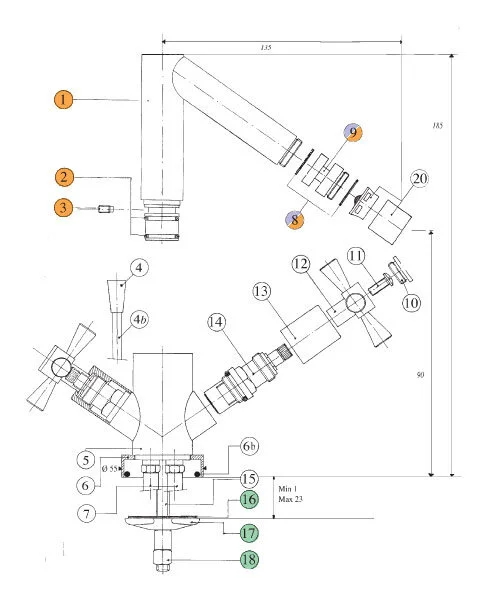 Смеситель для биде Bandini Giob 2 4497200050 хром