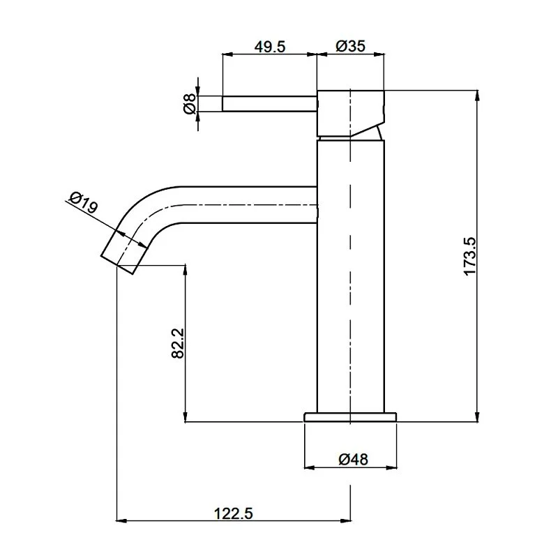 Смеситель для раковины AQUAme Siena AQM6210BG золото