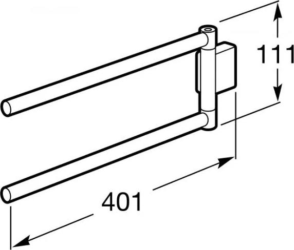Полотенцедержатель Roca Fashion 816001001
